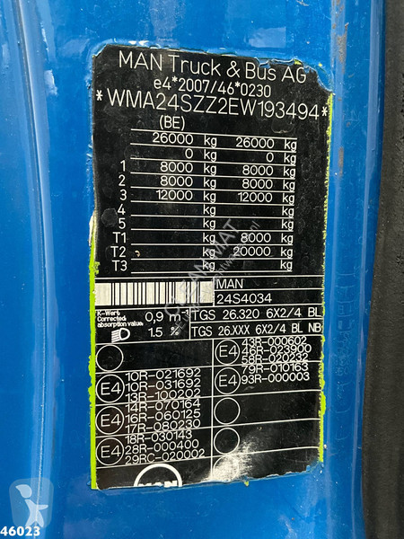 Engin de voirie MAN 26.320 VDK 22m³