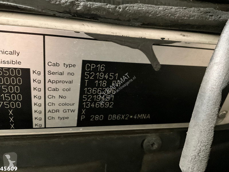 Engin de voirie Scania P 280 Euro 5 eesink 22m³