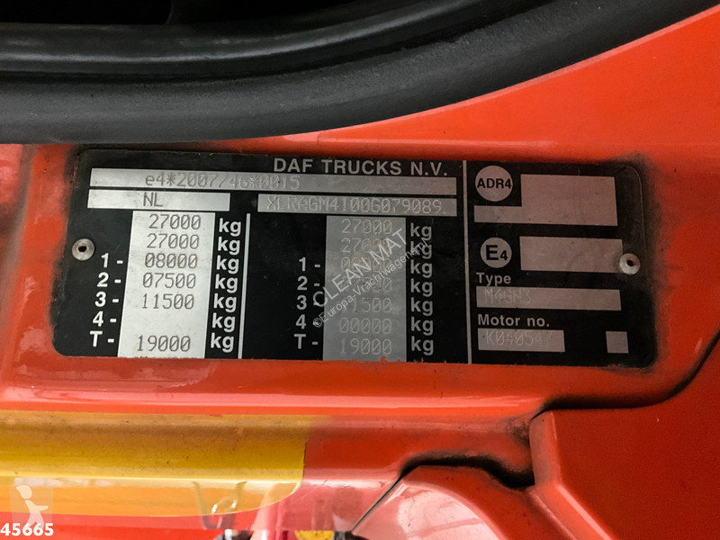 Silniční stroje DAF FAG  290 Euro 6 Geesink 20m³