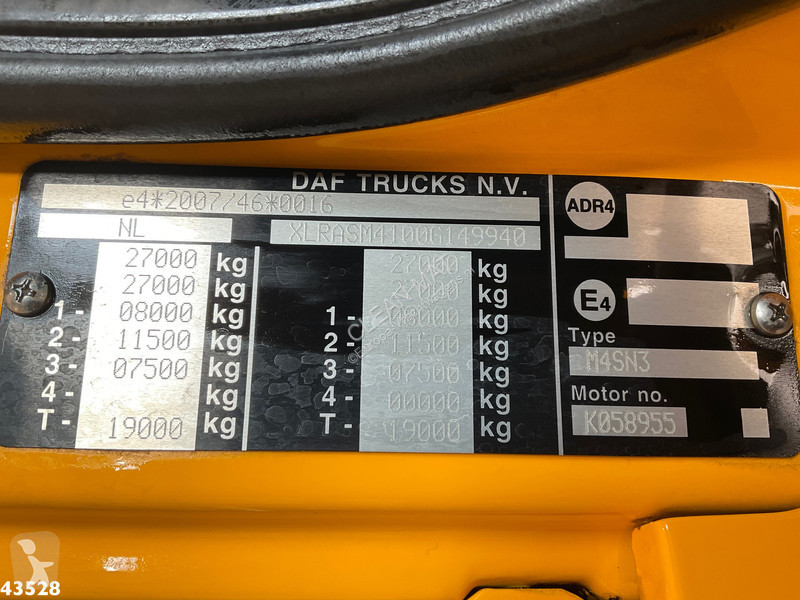 Gemeentevoertuig DAF FAN  290 Geesink 24m³