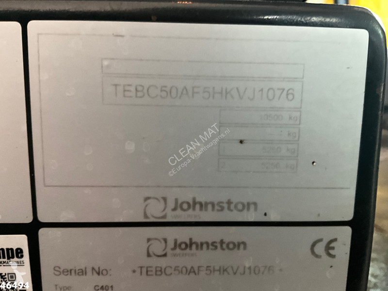 Maskine til vejarbejde Johnston C 401 Euro 6...