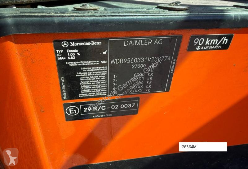 Vehículo de limpieza viaria Mercedes 602 2635