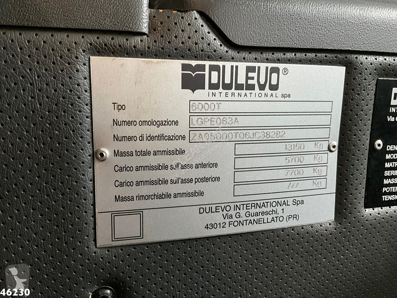 Dulevo 6000T Euro 6 with 3-rd brush road...