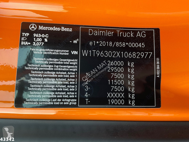 Gemeentevoertuig Mercedes 2533 Terberg RosRoca...