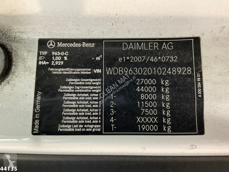 Utilaje pentru drumuri Mercedes 2546 Euro 6...