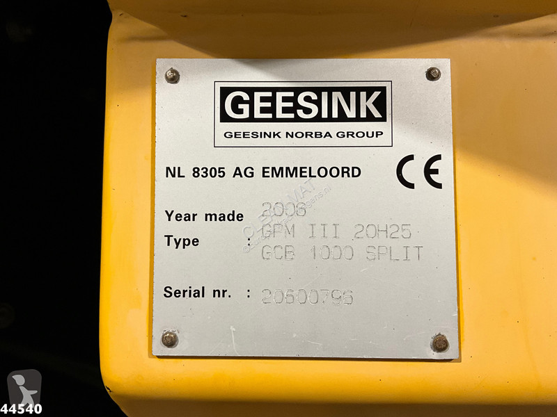 Vägmaskiner DAF FAG CF 250 Euro 3 Geesink 20m³