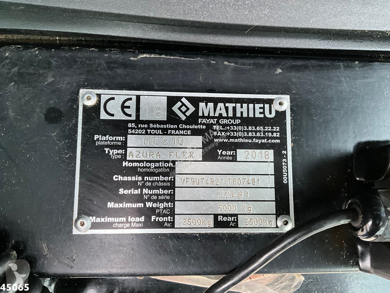 Silniční stroje Mathieu MC 210 Flex Euro 6 Just...
