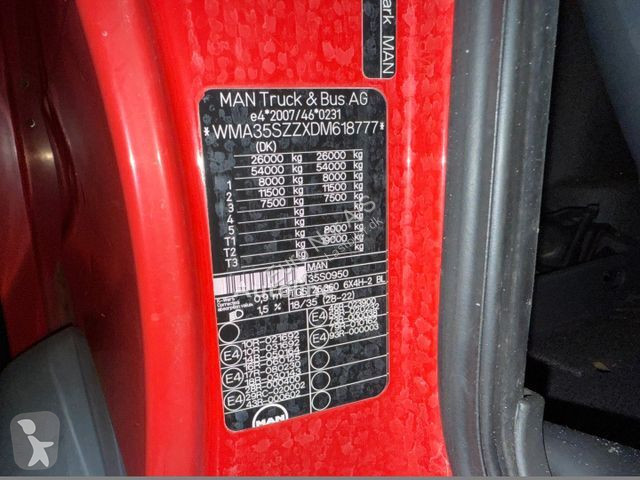 Vägmaskiner MAN MAN TGS 6x4H*4 Simon Moos KSA...
