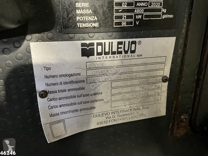 آلة لصيانة الطرق Dulevo 2000E FULL ELECTRIC...