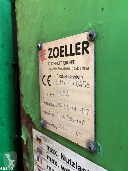 آلة لصيانة الطرق DAF FAG  290 Euro 6 Zoeller 20m³