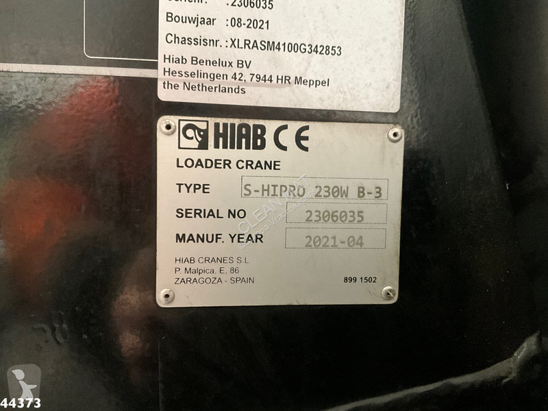 Engin de voirie DAF FAN  340 Euro 6 Hiab 23...