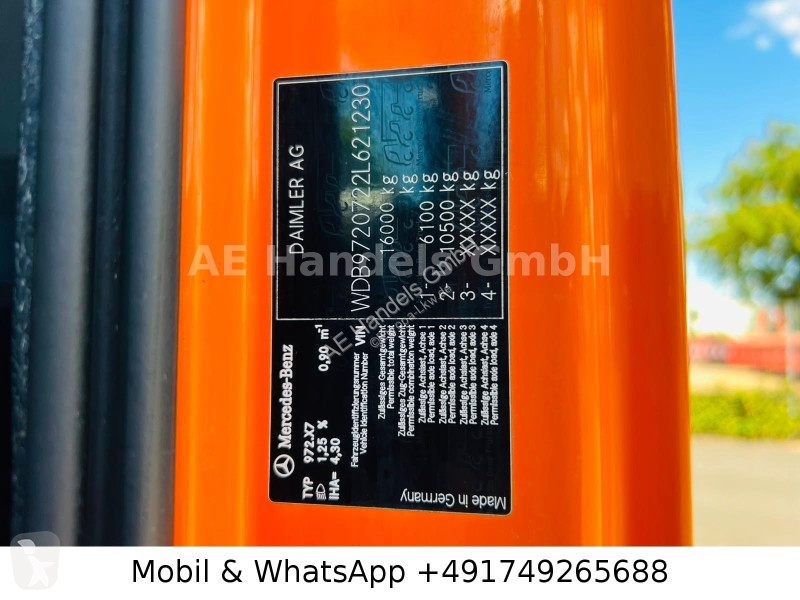آلة لصيانة الطرق Mercedes II 1518 BB S FAUN...