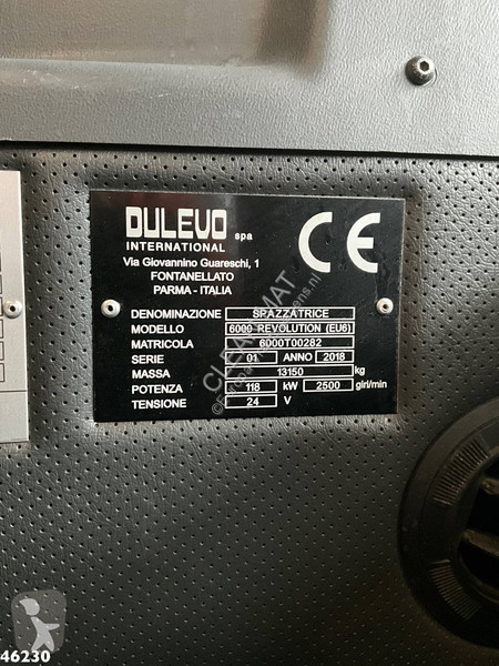 Dulevo 6000T Euro 6 with 3-rd brush road...