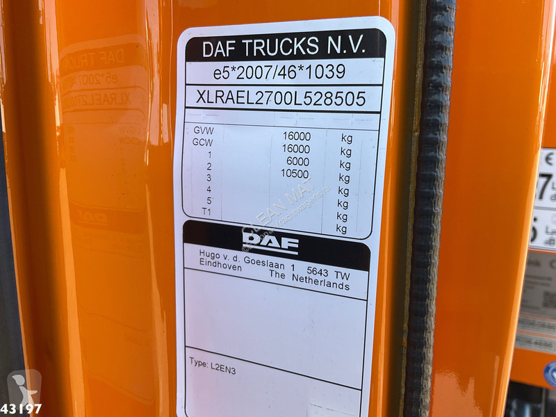 Vägmaskiner DAF FAG  260 Geesink 14m³ Split