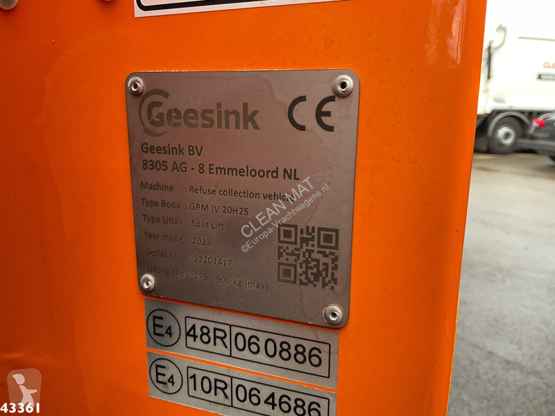 Vägmaskiner DAF G XD 300 Geesink 20m³