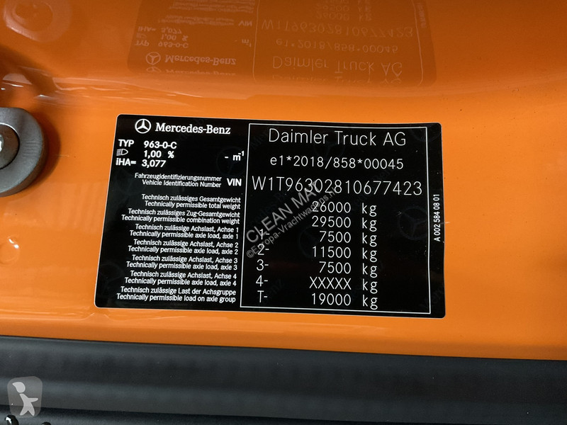 Silniční stroje Mercedes 2533 Geesink 23m³ GEC...