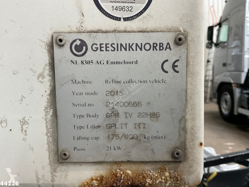 آلة لصيانة الطرق Scania P 280 Euro 6 eesink 22m³