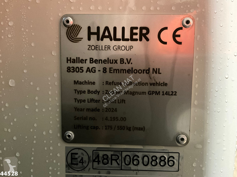 Vägmaskiner DAF G XB 260 Zoeller 14m³ met Jama...