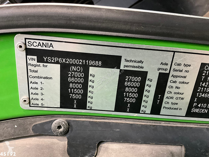 آلة لصيانة الطرق Scania P 410 Euro 6 eesink...