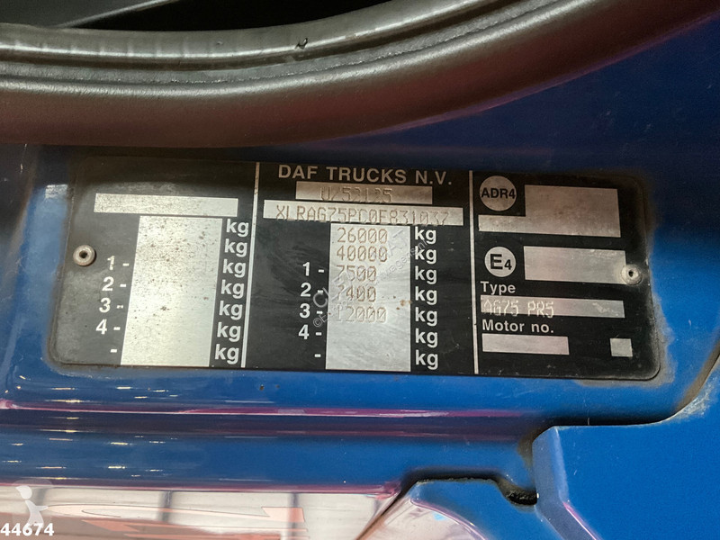 Vägmaskiner DAF FAG CF 250 Manual Geesink 22m³