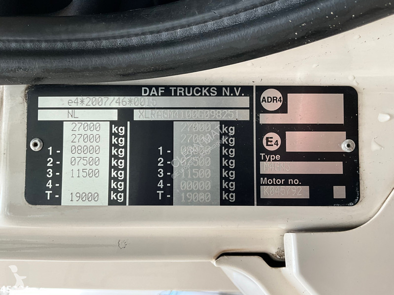 Vägmaskiner DAF FAG  290 Euro 6 Geesink 17m³