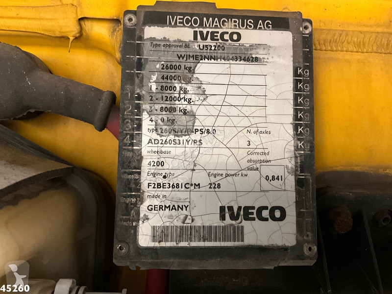 Gemeentevoertuig Iveco AD260S31 Euro 5 VDK 20m³