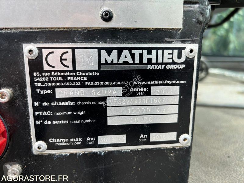 Gemeentevoertuig Mathieu GRAND AZURA MC 400