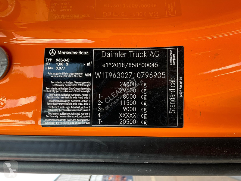 Utilaje pentru drumuri Mercedes 2633 Welvaarts...