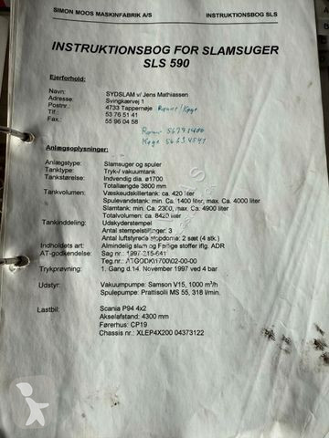 Maskine til vejarbejde Scania SLS590
