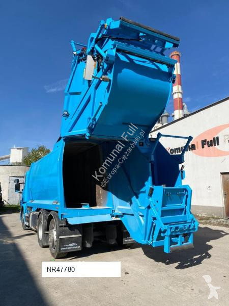 Engin de voirie Scania P280 2 chamber garbage...