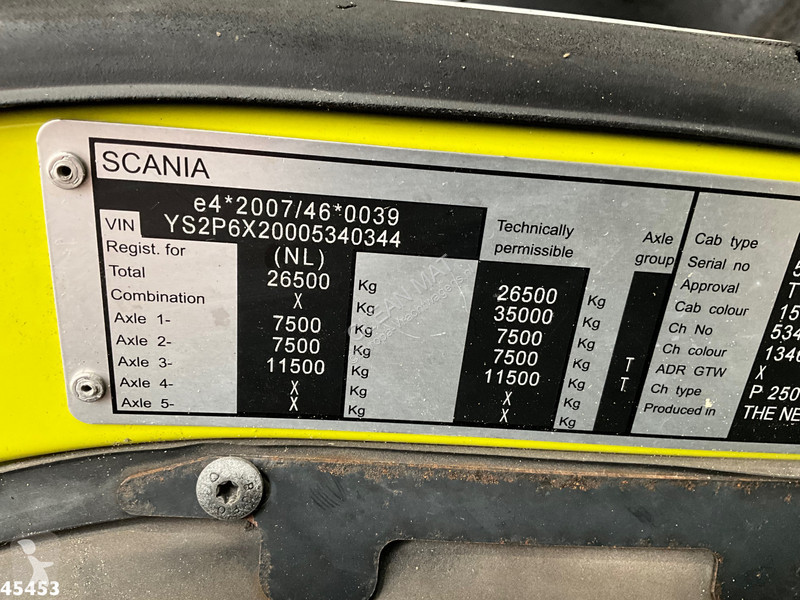 Engin de voirie Scania P 250 Euro 6 eesink 20m³