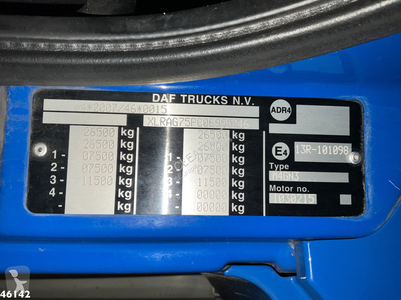 Engin de voirie DAF FAG CF 250 Zoeller 20m³