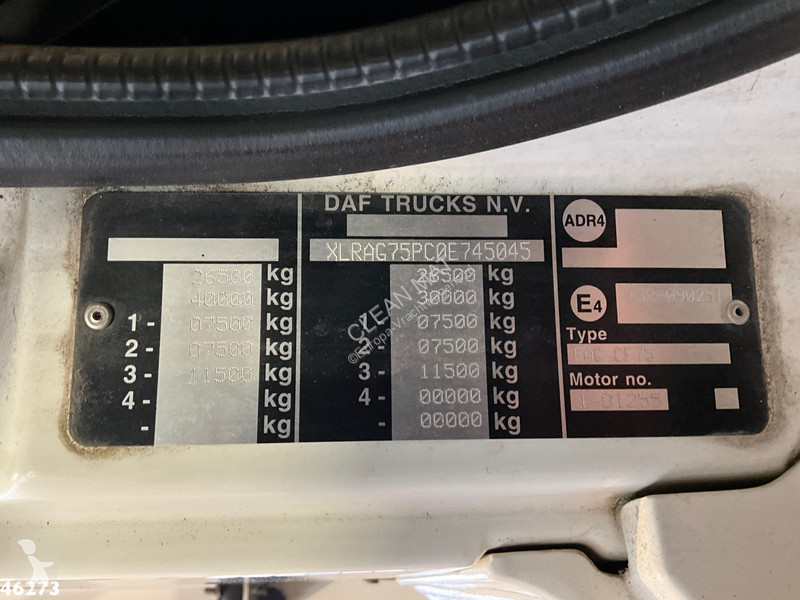 آلة لصيانة الطرق DAF FAG CF 250 Euro 5 VDK 20m³