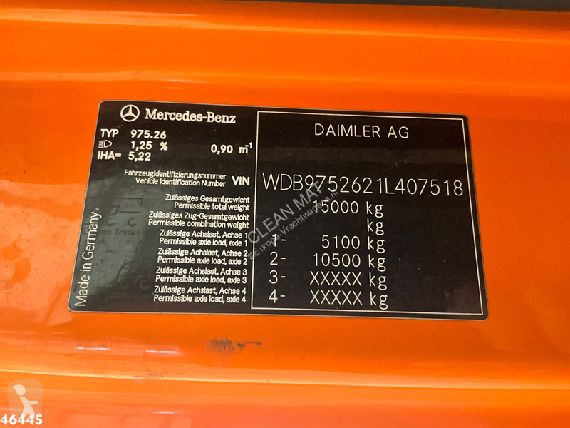آلة لصيانة الطرق Mercedes 1324 Johnston VT 650...