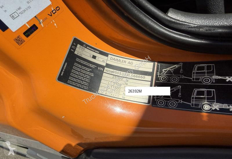 Vehículo de limpieza viaria Mercedes 602 1833