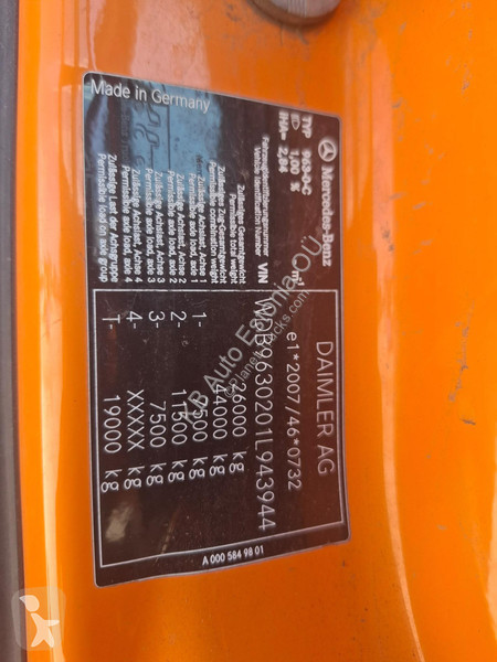 Silniční stroje Mercedes 2533 6x2*4 ZOELLER...