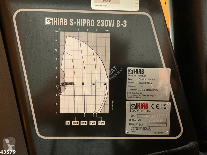 Vägmaskiner DAF N XD 340 Hiab 23 Tonmeter...
