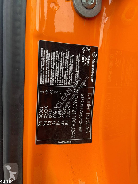 Silniční stroje Mercedes 2533 Terberg RosRoca 23m³