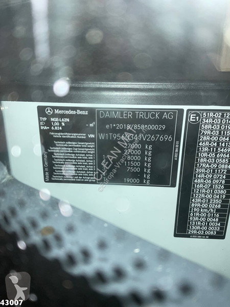 Gemeentevoertuig Mercedes 2630 Euro 6 Terberg...