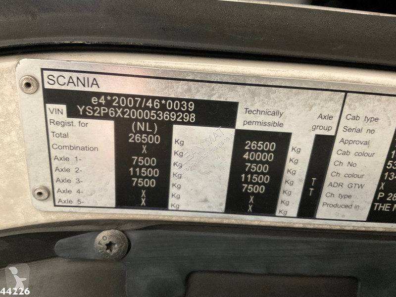 آلة لصيانة الطرق Scania P 280 Euro 6 eesink 22m³