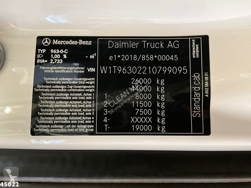 Vägmaskiner Mercedes 2536 Zoeller Hiab 23...