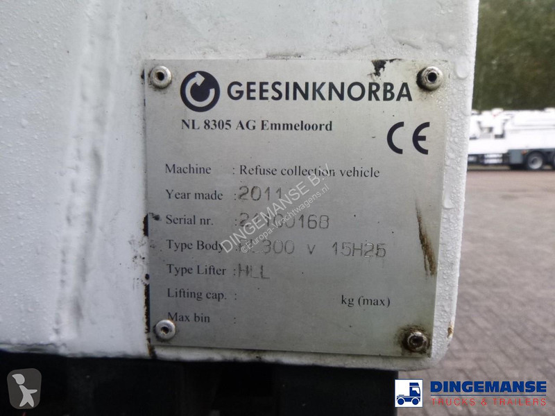 Engin de voirie Mercedes 2629 RHD 6x2 Geesink...