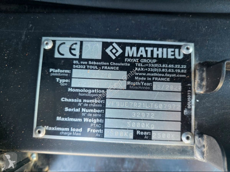 آلة لصيانة الطرق Mathieu Mathieu MC210 Klima...