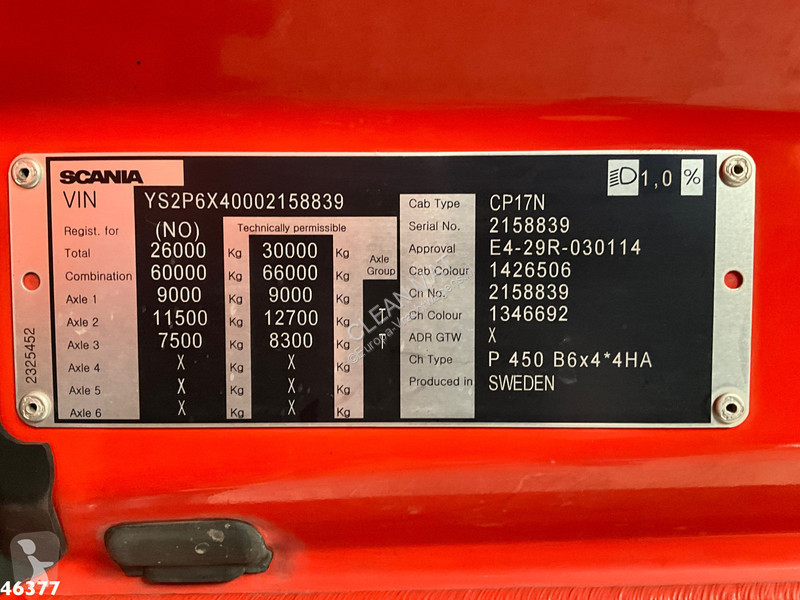 Коммунальная техника  Scania 450 XT 6x4 Euro 6...