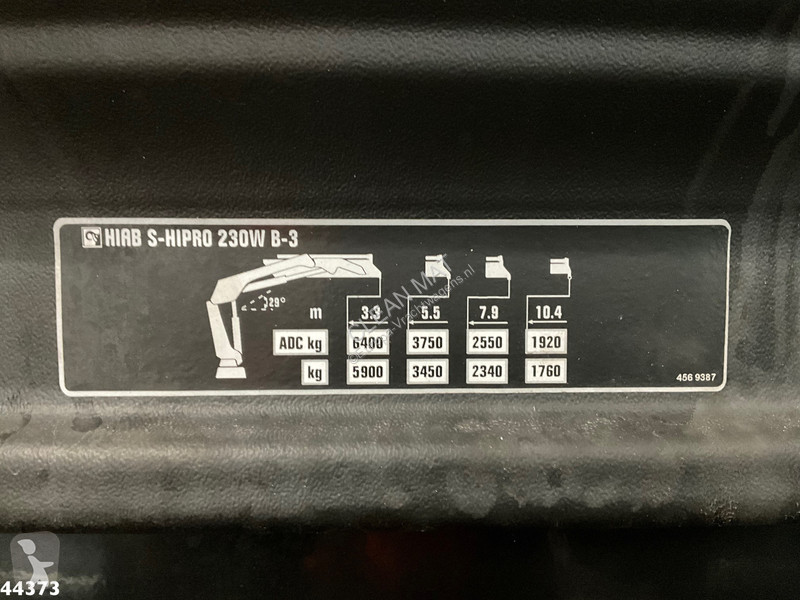 Engin de voirie DAF FAN  340 Euro 6 Hiab 23...