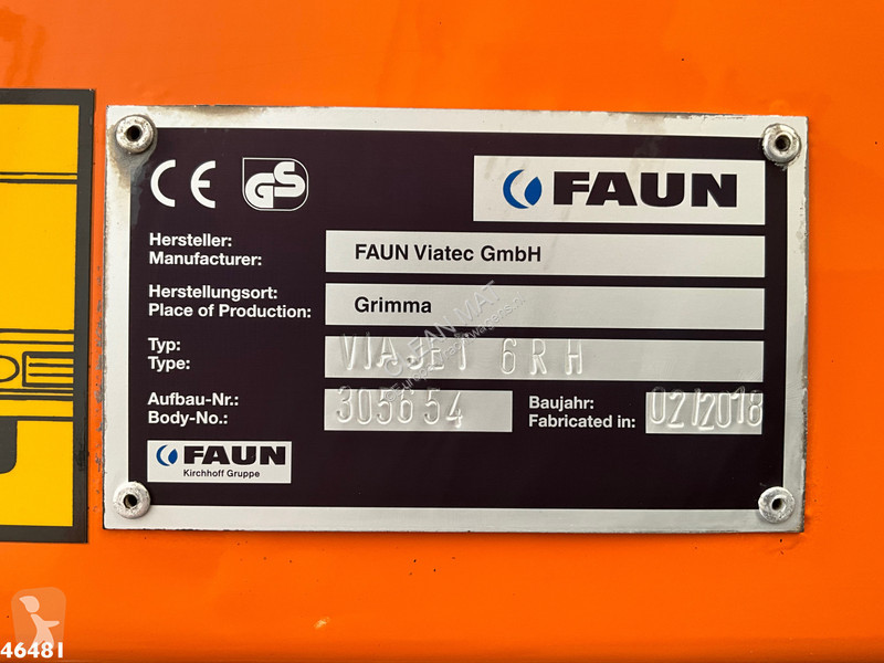 آلة لصيانة الطرق MAN 15.250 Euro 6 Faun VIAJET...