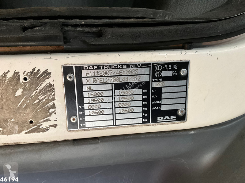DAF FAG  220 Euro 6 Haller Just 119.291 km!...
