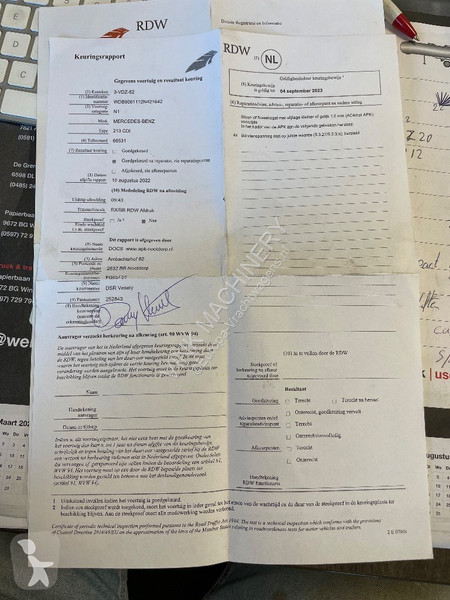 Silniční stroje Mercedes Vuilnisauto 213CDI