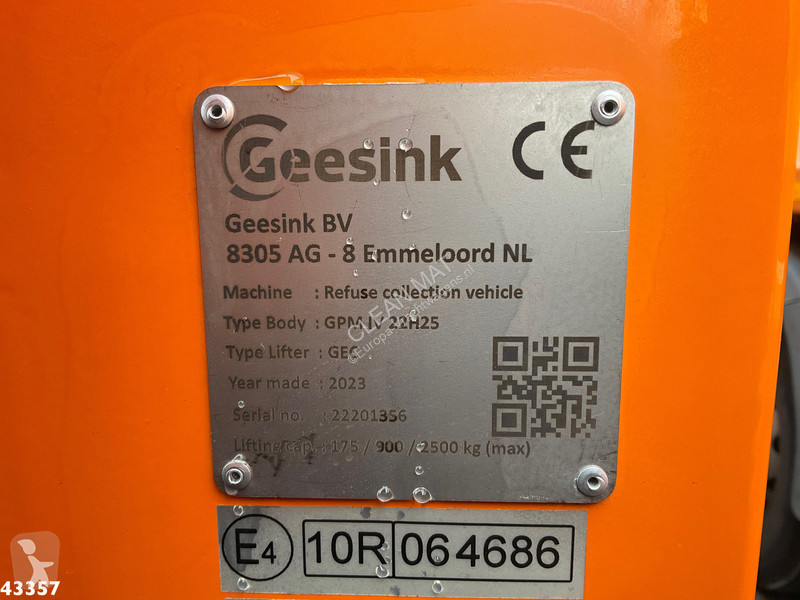 Vägmaskiner DAF N XD 340 Geesink 22m³ Welvaarts...