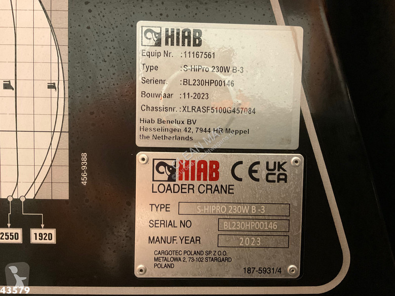 Vägmaskiner DAF N XD 340 Hiab 23 Tonmeter...